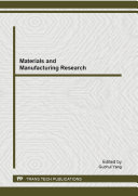 Read Pdf Materials and Manufacturing Research