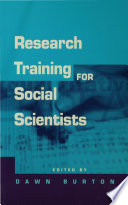 Research Training For Social Scientists