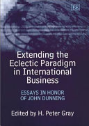Read Pdf Extending the Eclectic Paradigm in International Business