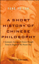 Read Pdf A Short History of Chinese Philosophy