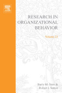 Read Pdf Research in Organizational Behavior