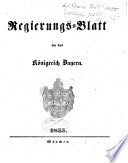 Regierungsblatt für das Königreich Bayern
