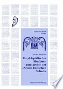 Enzyklopädisches Findbuch zum Archiv der "Neuen Jüdischen Schule"