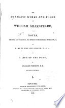 The Dramatic Works and Poems of William Shakespeare