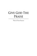 Read Pdf Give God The Praise