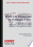 Work Life Balance And The Economic Crisis