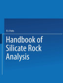 A Handbook of Silicate Rock Analysis Book