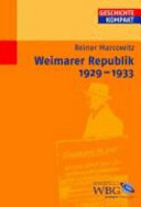 Die Weimarer Republik 1929 - 1933