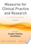 Measures For Clinical Practice And Research Volume 1