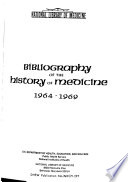 Bibliography Of The History Of Medicine