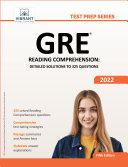 Read Pdf GRE Reading Comprehension: Detailed Solutions to 325 Questions
