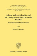 Johann Andreas Schmeller und die Ludwig-Maximilians-Universität München