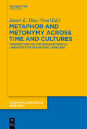 Read Pdf Metaphor and Metonymy across Time and Cultures