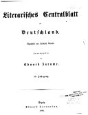 Literarisches Centralblatt für Deutschland