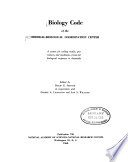 Biology Code Of The Chemical Biological Coordination Center book