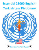 Essential 25000 English-Turkish Law Dictionary pdf