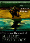 Read Pdf The Oxford Handbook of Military Psychology