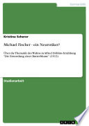 Michael Fischer - ein Neurotiker?