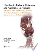 Handbook Of Muscle Variations And Anomalies In Humans