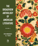Read Pdf The Broadview Anthology of American Literature Volume A: Beginnings to 1820