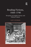Read Pdf Reading Fictions, 1660-1740