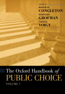 Read Pdf The Oxford Handbook of Public Choice, Volume 1