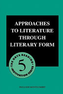 Approaches to Literature Through Literary Form