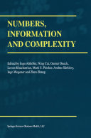 Read Pdf Numbers, Information and Complexity