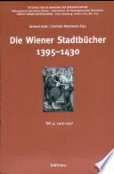 Die Wiener Stadtbücher 1395-1430: 1412-1417