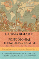 Read Pdf Literary Research and Postcolonial Literatures in English