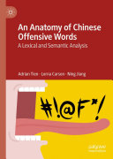 Read Pdf An Anatomy of Chinese Offensive Words