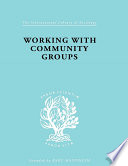 Working With Community Groups