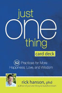 Just One Thing Card Deck