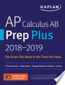 Ap Calculus Ab Prep Plus 2018 2019