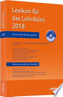 Schönfeld, Lexikon Lohnbüro 2018