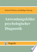 Anwendungsfelder psychologischer Diagnostik