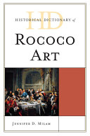 Historical Dictionary of Rococo Art Book