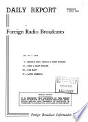 Daily Report, Foreign Radio Broadcasts