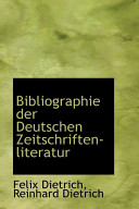 Bibliographie Der Deutschen Zeitschriften-Literatur