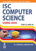 ISC Computer Sciencefor Class 11 Book