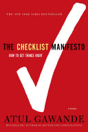 cover img of The Checklist Manifesto