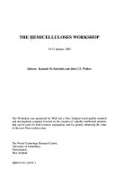 The Hemicelluloses Workshop
