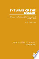 The Arab of the Desert (RLE Saudi Arabia)