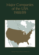 Major Companies of the USA 1988/89