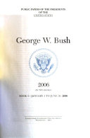 Public Papers of the Presidents of the United States, George W. Bush