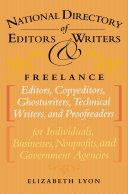 The National Directory of Editors and Writers Pdf/ePub eBook