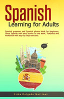 Spanish Learning for Adults