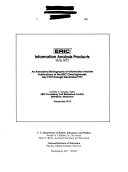 ERIC Information Analysis Products, 1975-1977