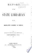 Report of the State Librarian