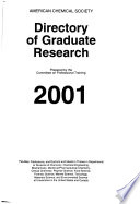Directory of Graduate Research 2001